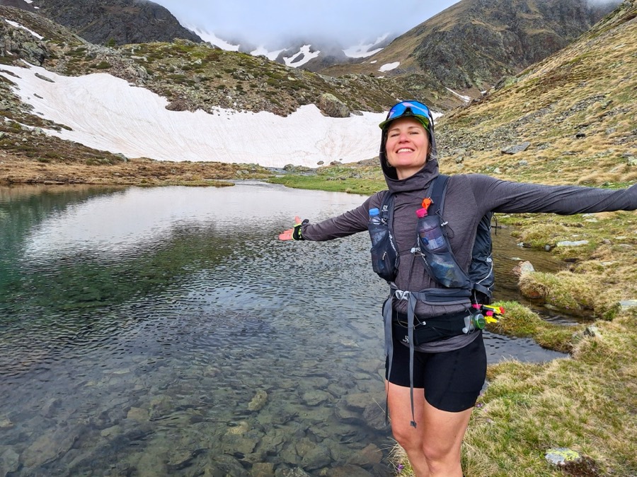 Ylva in the mountains